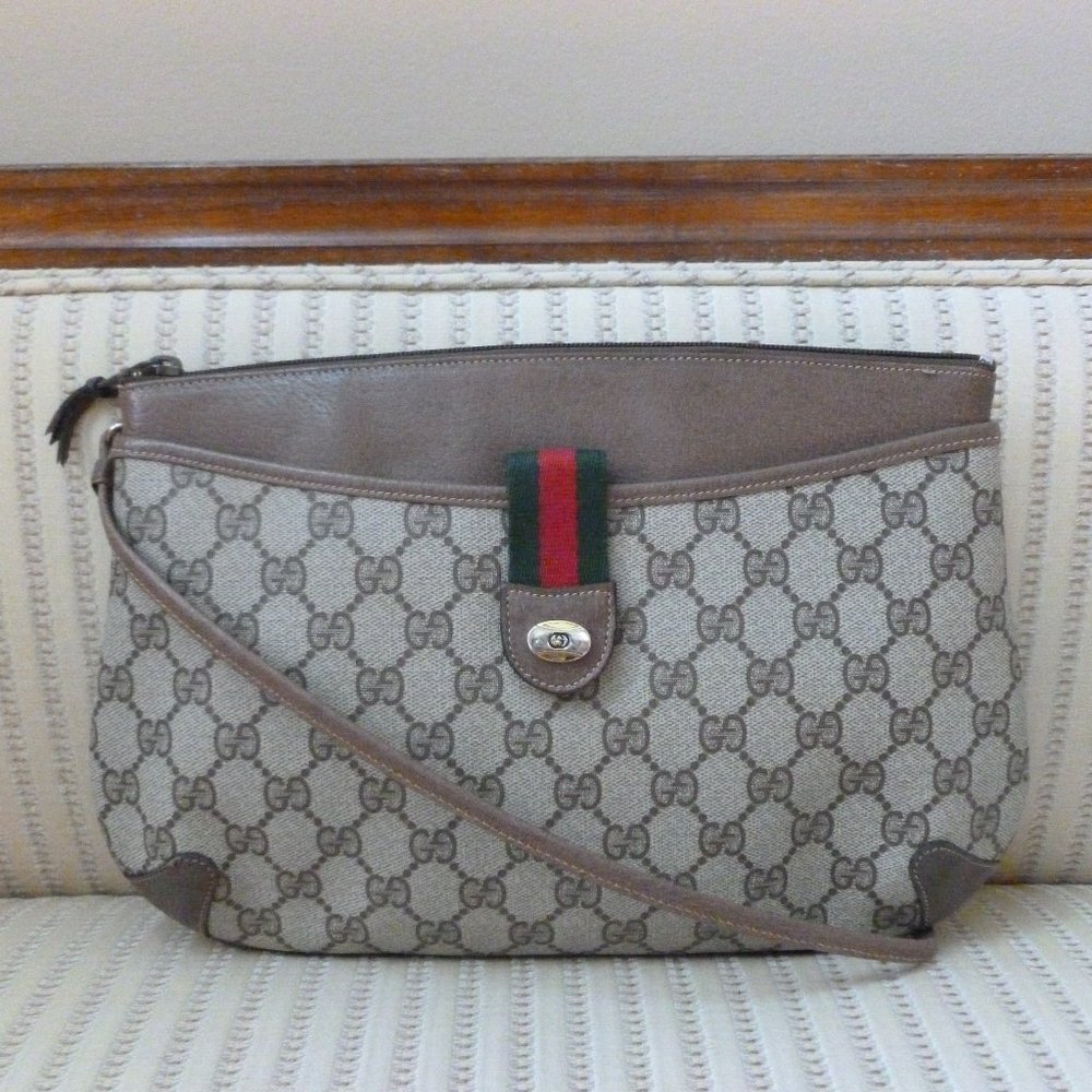 🐍 Gucci GG Web Supreme Crossbody Bag